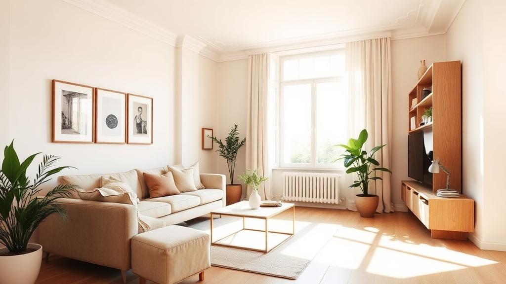 Intérieur de logement pour un projet de location